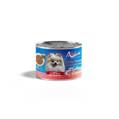 Alphapet Super Premium Κονσέρβα 200gr για Ενήλικους Σκύλους Κομμάτια Σολομού σε Σάλτσα