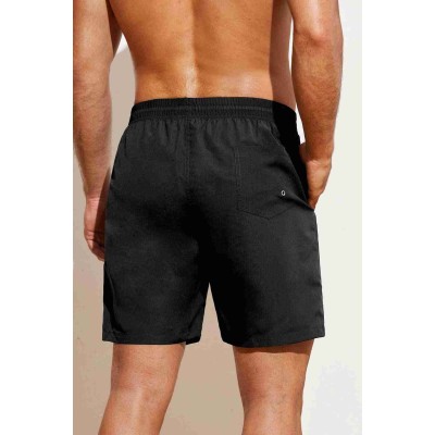 Angelsin Basic Σορτσάκι ανδρικό μαγιό με κορδόνι μαύρο 1 τεμ MS3408 Angelsin Basic Σορτσάκι ανδρικό μαγιό με κορδόνι μαύρο 1 τεμ MS3408