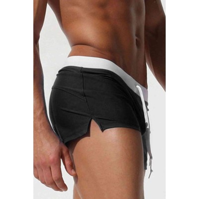 Angelsin μαγιό ανδρικό κοντό νεανικό ελαστικό με κορδόνι μαύρο 1 τεμ Angelsin μαγιό ανδρικό κοντό νεανικό ελαστικό με κορδόνι μαύρο 1 τεμ