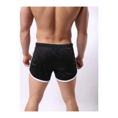 Angelsin Σορτσάκι κοντό ανδρικό Lycra με κορδόνι μαύρο 1 τεμ Angelsin Σορτσάκι κοντό ανδρικό Lycra με κορδόνι μαύρο 1 τεμ