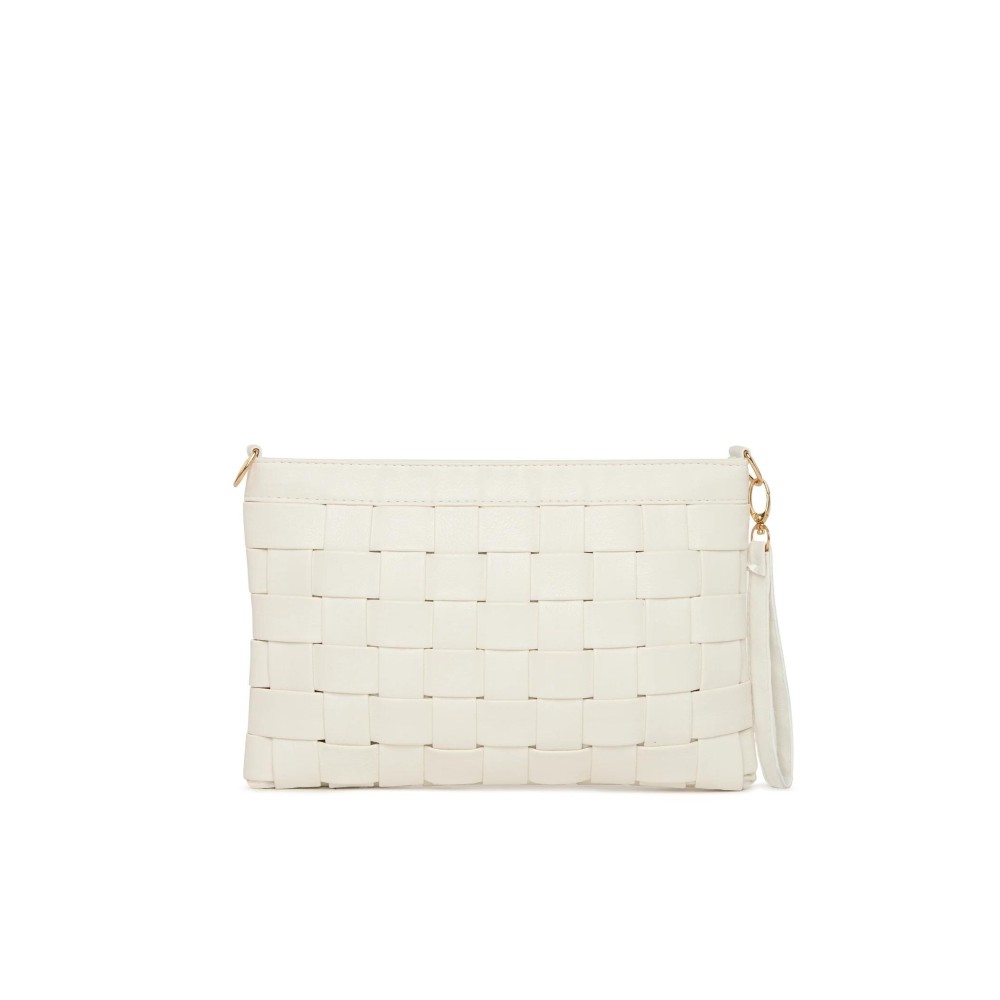 Carnival Γυναικείο Τσαντάκι clutch μονής θήκης Λευκό CRNV504