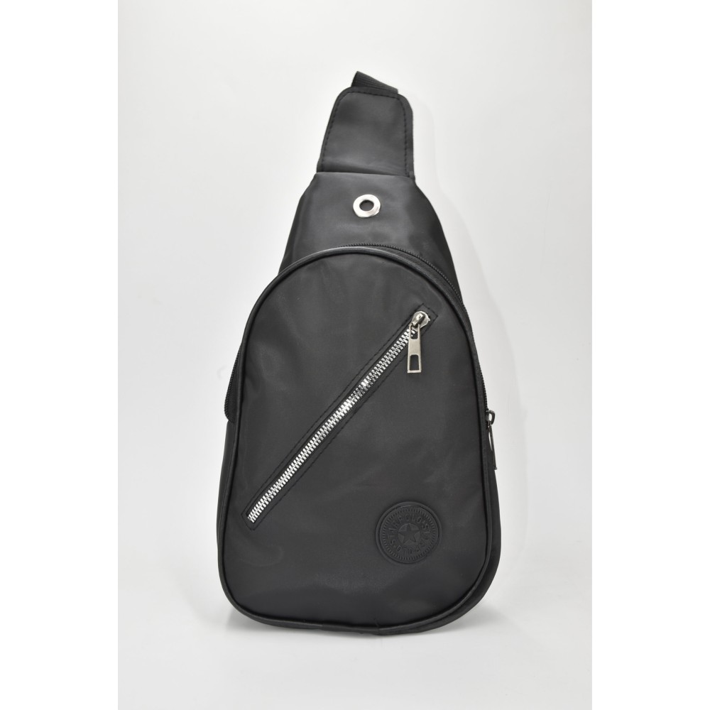 David Polo Unisex Freebag, δύο διαμερίσματα Μαύρο