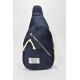 David Polo Unisex Freebag Velvet Δύο Διαμερισμάτων Navy Blue