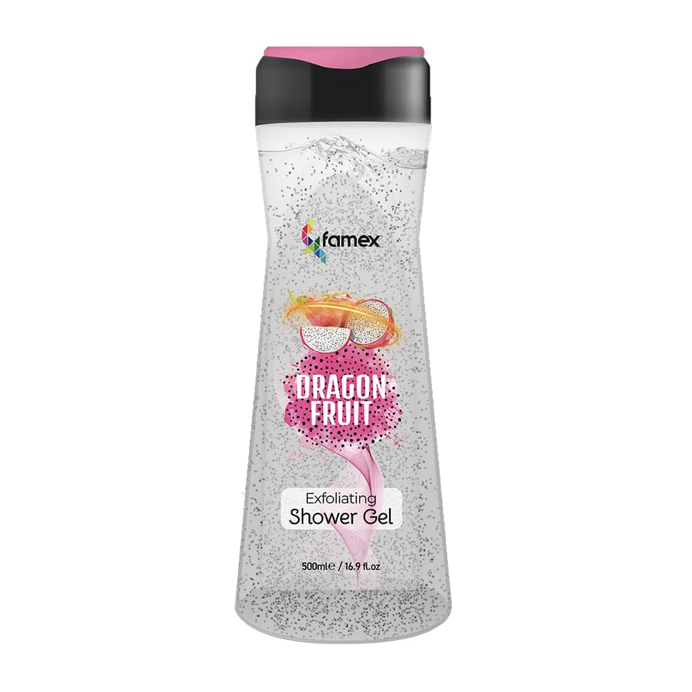 Famex Αφρόλουτρο Gel Απολέπισης με άρωμα Dragon Fruit 500ml