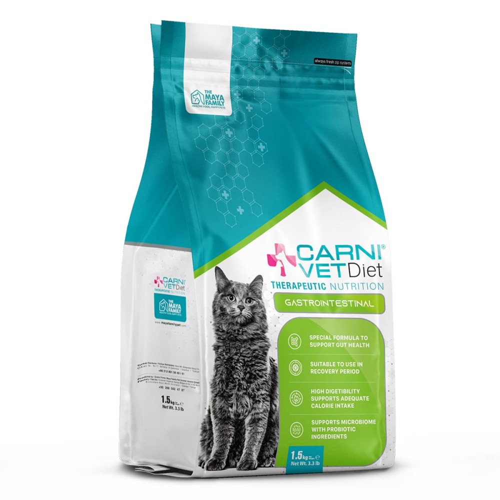 Carni Vet Diet Adult Cat Gastrointestinal  - Πλήρης Ζωοτροφή 1.5 Kg