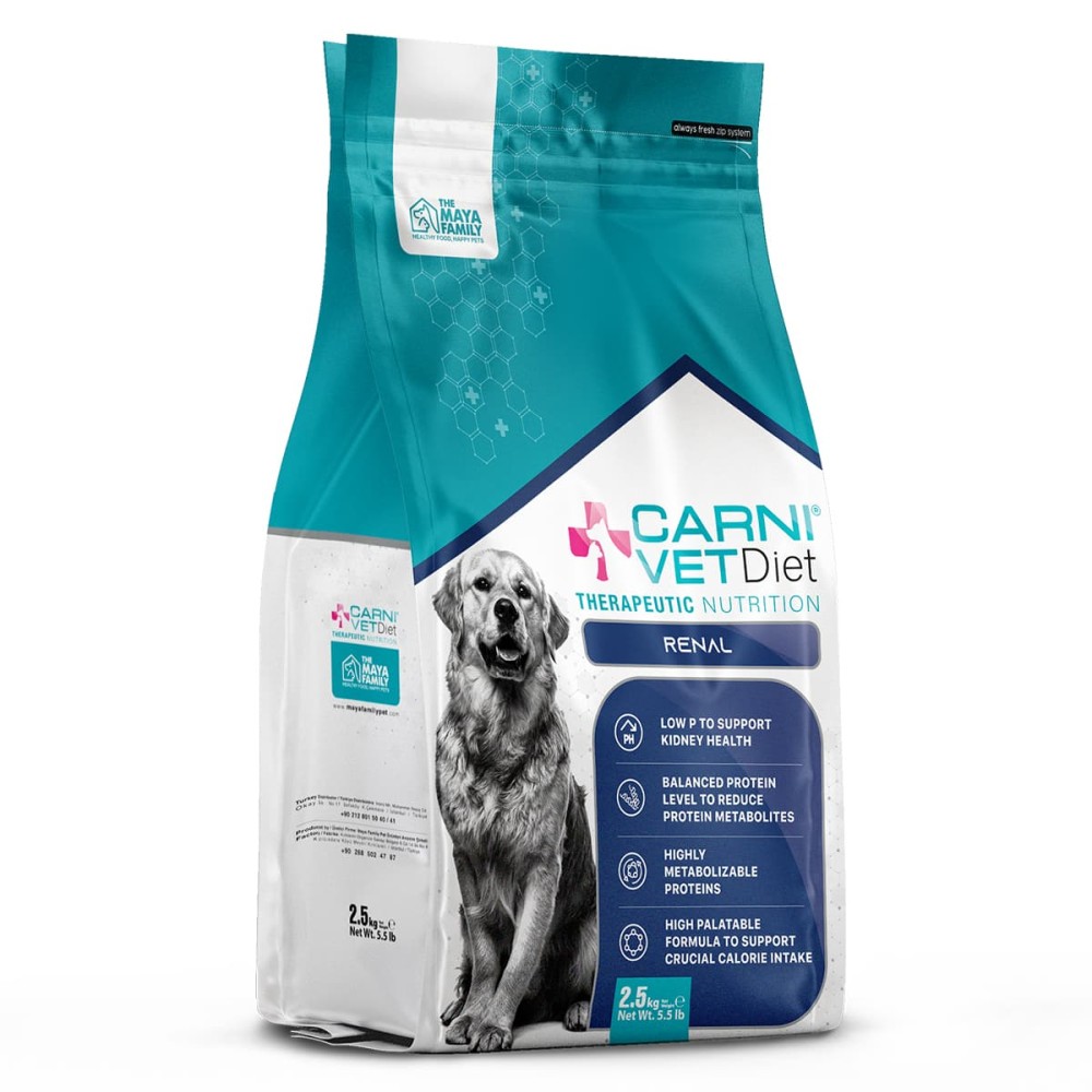 Maya Pet Family Carni Vet Diet Adult Dog Renal - Πλήρης Ζωοτροφή 2.5Kg