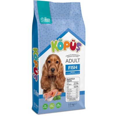 Maya Family Kopus 15kg ξηρά τροφή για ενήλικους σκύλους με ψάρι Maya Family Kopus 15kg ξηρά τροφή για ενήλικους σκύλους με ψάρι