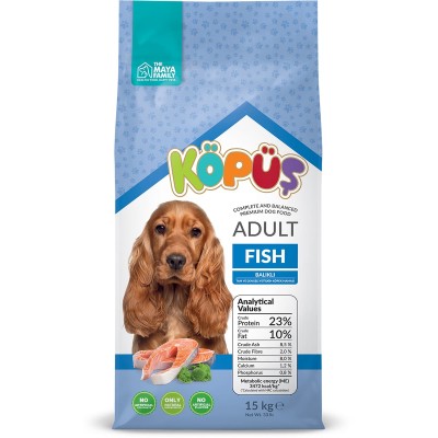Maya Family Kopus 15kg ξηρά τροφή για ενήλικους σκύλους με ψάρι Maya Family Kopus 15kg ξηρά τροφή για ενήλικους σκύλους με ψάρι