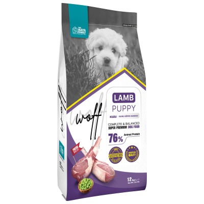 Maya Family Woff 12kg ξηρά τροφή για κουτάβια με αρνί  Maya Family Woff 12kg ξηρά τροφή για κουτάβια με αρνί