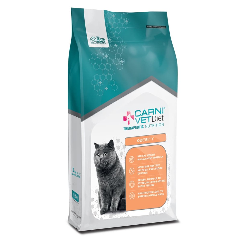 Maya Pet Family Carni Vet Diet Adult Cat Obesity - Πλήρης Ζωοτροφή 5 Kg Maya Pet Family Carni Vet Diet Adult Cat Obesity - Πλήρης Ζωοτροφή 5 Kg