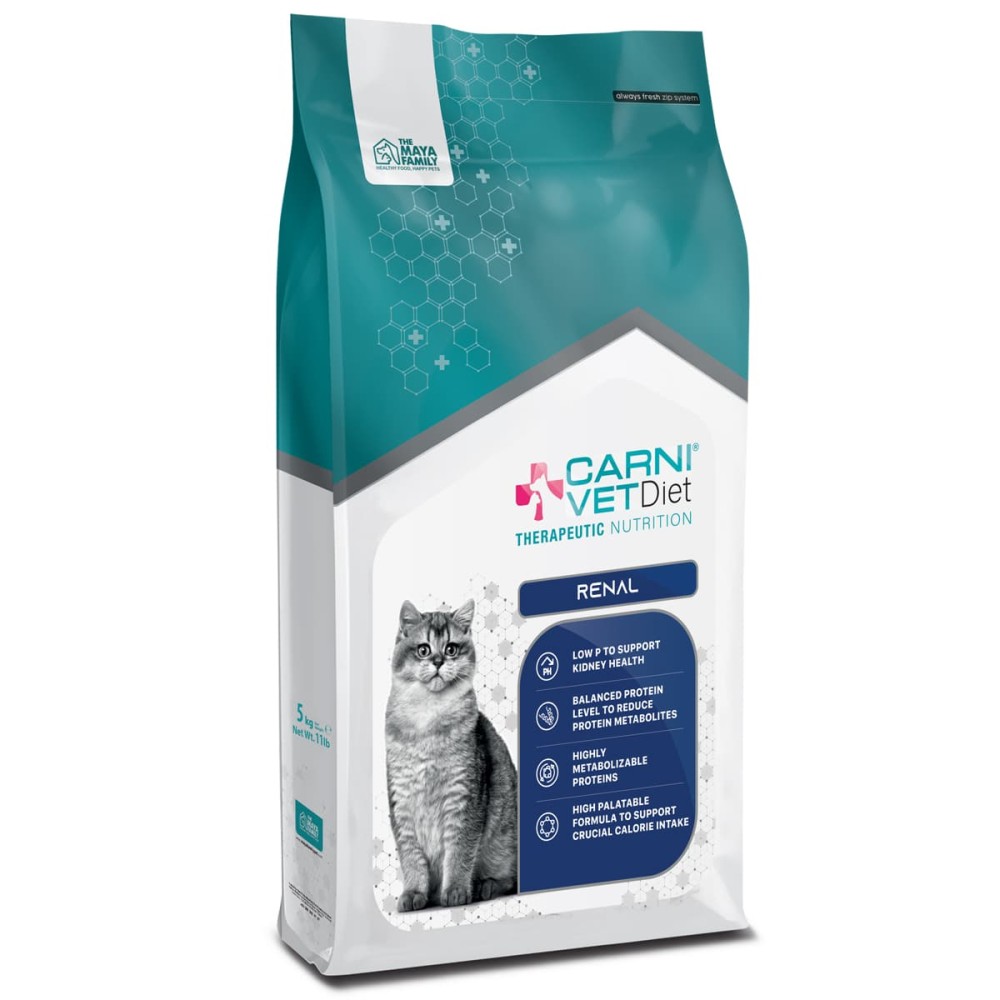 Maya Pet Family Carni Vet Diet Adult Cat Renal - Πλήρης Ζωοτροφή 5 Kg Maya Pet Family Carni Vet Diet Adult Cat Renal - Πλήρης Ζωοτροφή 5 Kg