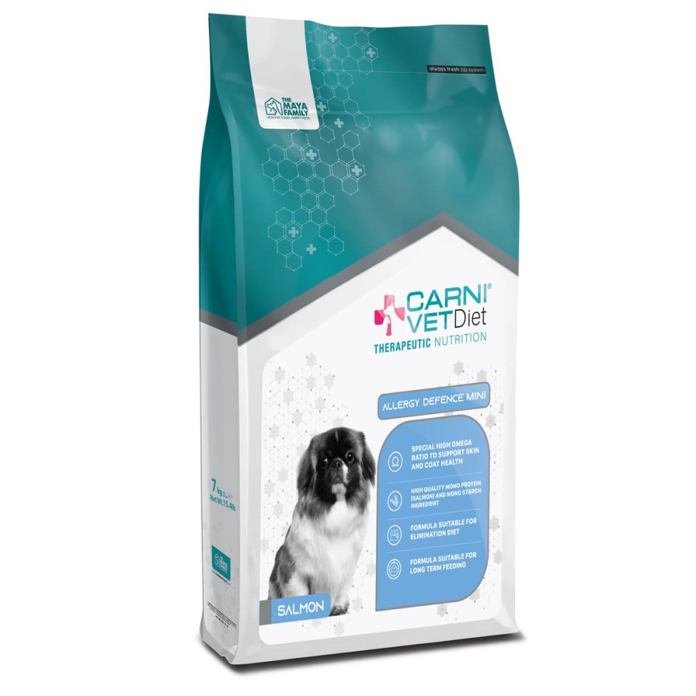 Maya Pet Family Carni Vet Diet Adult Dog Allergy Defence Salmon Mini - Πλήρης Ζωοτροφή 7Kg Maya Pet Family Carni Vet Diet Adult Dog Allergy Defence Salmon Mini - Πλήρης Ζωοτροφή 7Kg