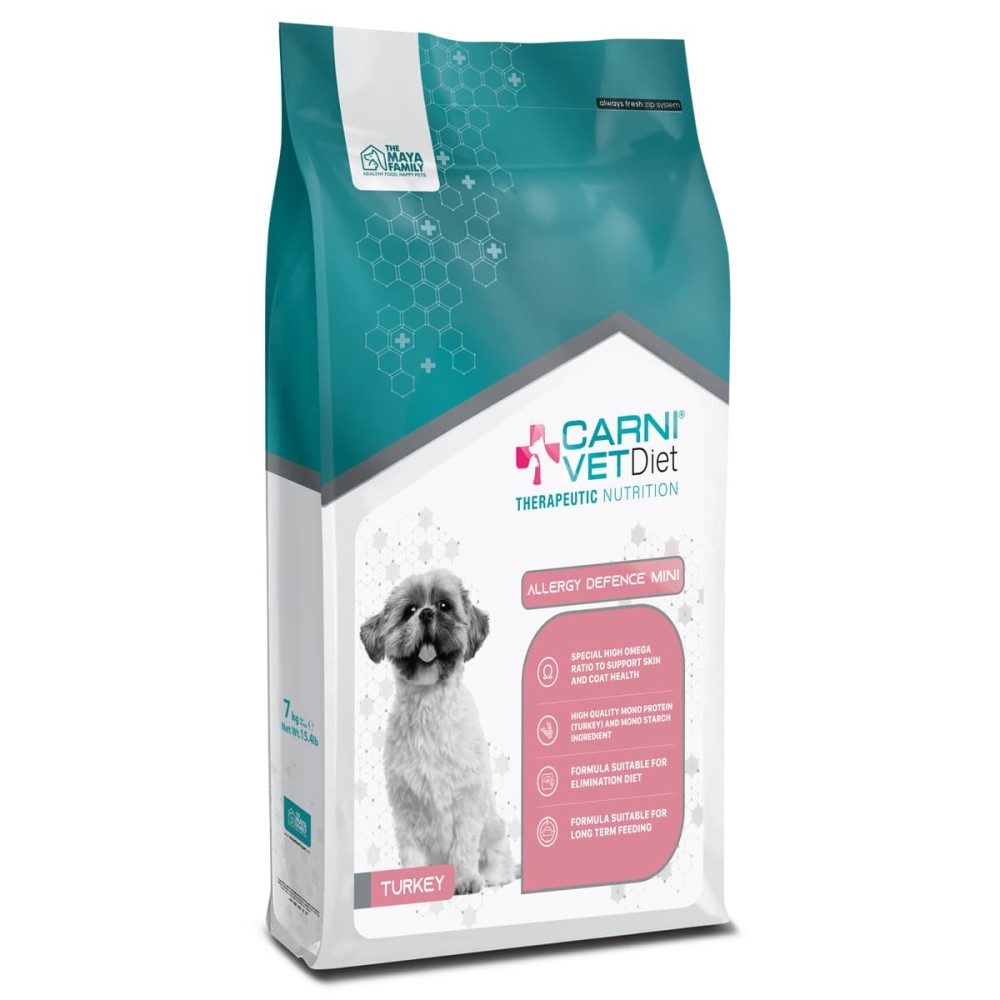 Maya Pet Family Carni Vet Diet Adult Dog Mini Allergy Defence Turkey - Πλήρης Ζωοτροφή 7Kg Maya Pet Family Carni Vet Diet Adult Dog Mini Allergy Defence Turkey - Πλήρης Ζωοτροφή 7Kg