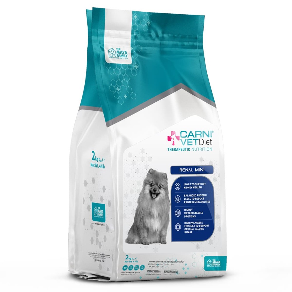 Maya Pet Family Carni Vet Diet Adult Dog Mini Renal - Πλήρης Ζωοτροφή 2Kg