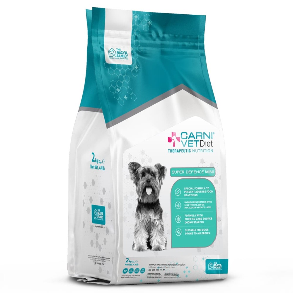 Carni Vet Diet Adult Dog Mini Super Defence - Πλήρης Ζωοτροφή 2Kg