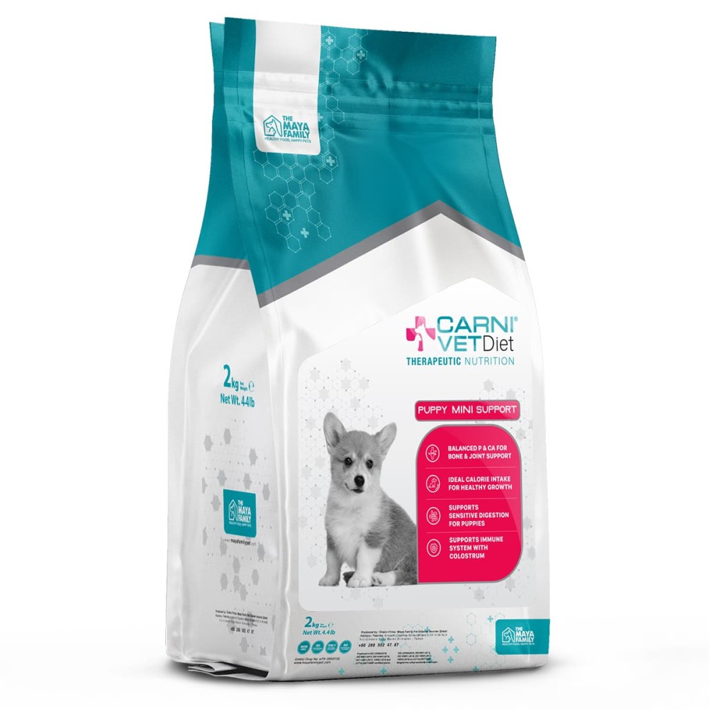 Maya Pet Family Carni Vet Diet Puppy Mini Support - Πλήρης Ζωοτροφή 2Kg