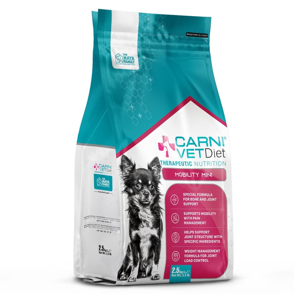 Maya Pet Family Carni Vet Diet Adult Dog Mini Mobility - Πλήρης Ζωοτροφή 2.5Kg