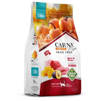 Maya Family Carni Life Pumpkin Grain Free 1.5kg Ξηρά Τροφή για Ενήλικες Γάτες με Μοσχάρι και Δαμάσκηνο Maya Family Carni Life Pumpkin Grain Free 1.5kg Ξηρά Τροφή για Ενήλικες Γάτες με Μοσχάρι και Δαμάσκηνο