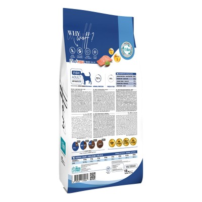 Maya Family Woff 12kg ξηρά τροφή για ενήλικους σκύλους με ψάρι  Maya Family Woff 12kg ξηρά τροφή για ενήλικους σκύλους με ψάρι