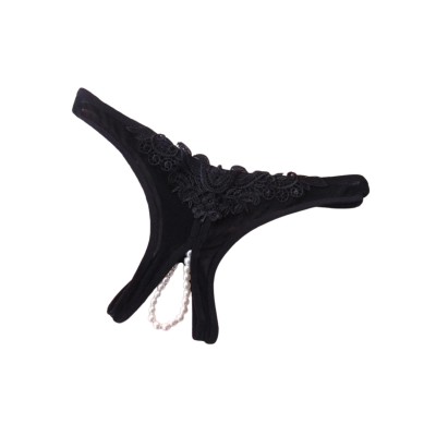 Merry See Sexy γυναικείο κιλοτάκι με δαντέλα και άνοιγμα στο κάτω μέρος μαύρο 1 τεμ Merry See Sexy γυναικείο κιλοτάκι με δαντέλα και άνοιγμα στο κάτω μέρος μαύρο 1 τεμ