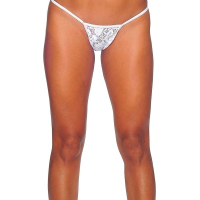 Merry See sexy γυναικείο tanga από δαντέλα λευκό 1 τεμ Merry See sexy γυναικείο tanga από δαντέλα λευκό 1 τεμ