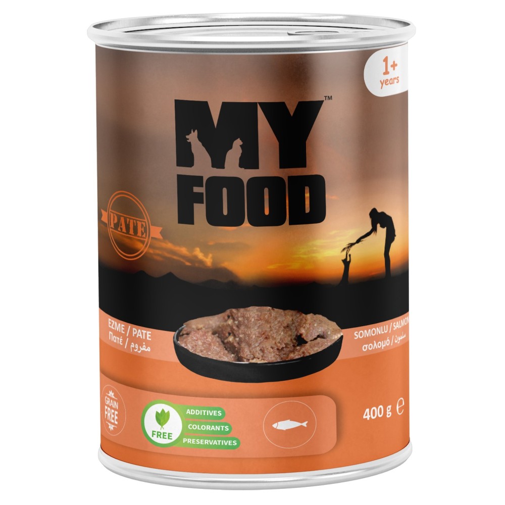 Myfood Πατέ Σολομού για Ενήλικες Γάτες 400gr