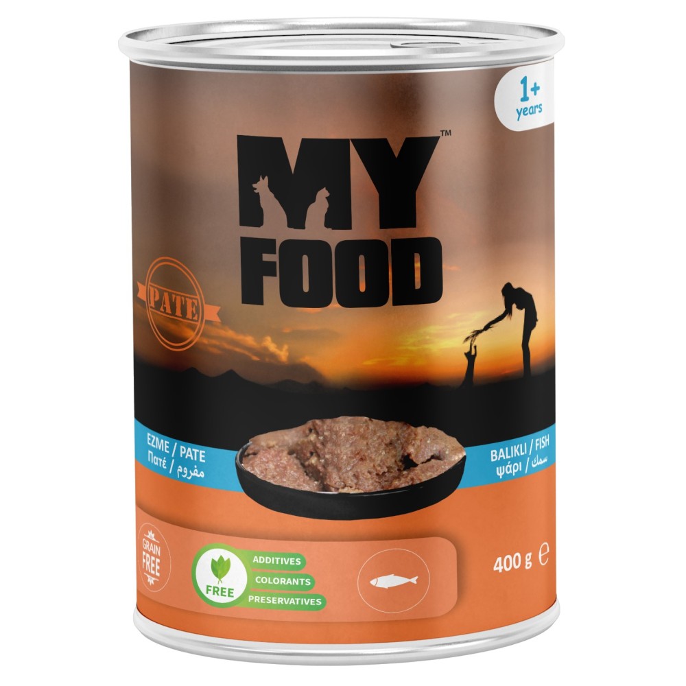 Myfood Πατέ Ψαριού για Ενήλικες Γάτες 400gr