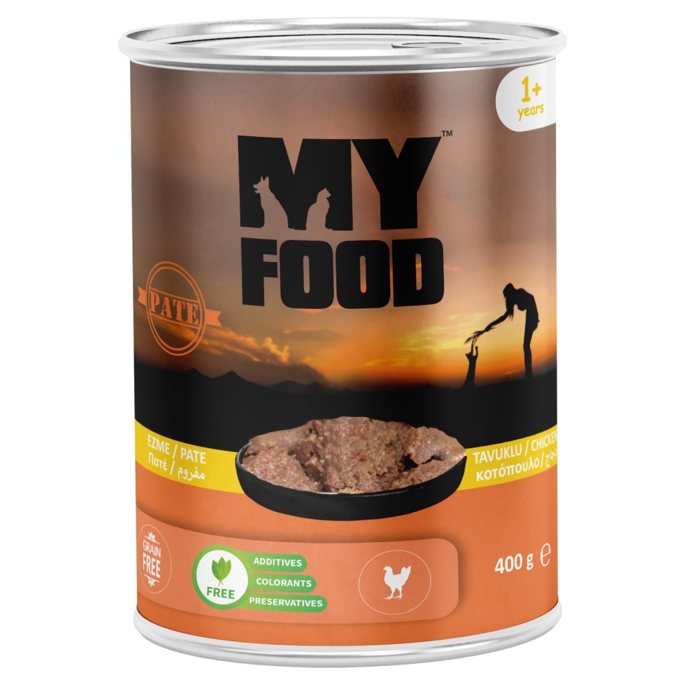 Myfood Πατέ Κοτόπουλο για Ενήλικες Γάτες 400gr