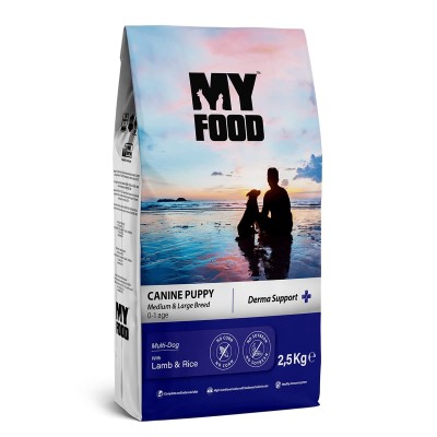 Myfood Derma Support Puppy Ξηρά Τροφή για Μεσαία και Μεγαλόσωμα Κουτάβια Με Αρνί και Ρύζι 2.5kg Myfood Derma Support Puppy Ξηρά Τροφή για Μεσαία και Μεγαλόσωμα Κουτάβια Με Αρνί και Ρύζι 2.5kg