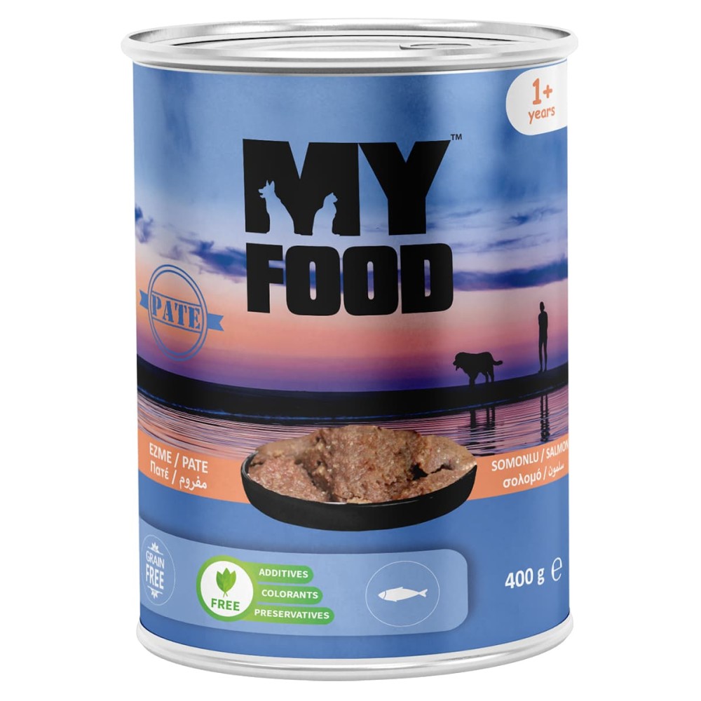 Myfood Πατέ για Ενήλικους Σκύλους Σολομός 400gr