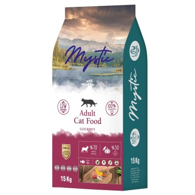 Mystic Low Grain 15kg Ξηρά Τροφή για Ενήλικες Γάτες Gourmet Mystic Low Grain 15kg Ξηρά Τροφή για Ενήλικες Γάτες Gourmet