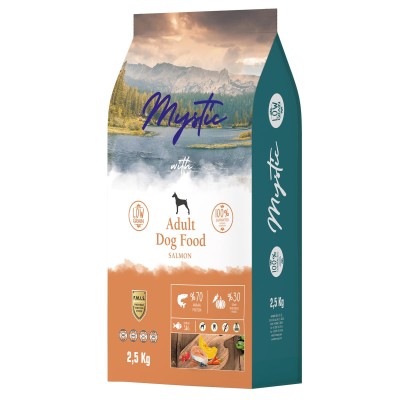 Mystic Low Grain 2.5kg Ξηρά Τροφή για Ενήλικους Σκύλους με Σολομό Mystic Low Grain 2.5kg Ξηρά Τροφή για Ενήλικους Σκύλους με Σολομό