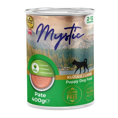 Mystic Super Premium Κονσέρβα 400gr Grain Free για Κουτάβια με Αρνί