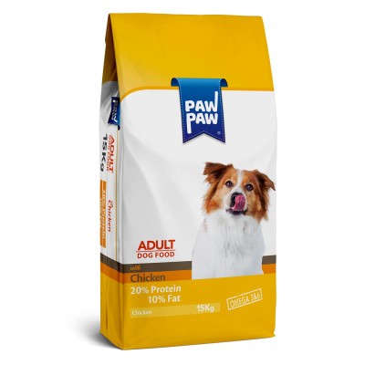 Pawpaw 15kg Ξηρά Τροφή για Ενήλικους Σκύλους με Κοτόπουλο Pawpaw 15kg Ξηρά Τροφή για Ενήλικους Σκύλους με Κοτόπουλο