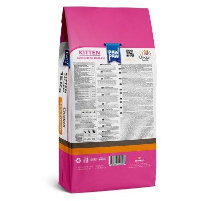 Pawpaw 15kg Ξηρά Τροφή για Γατάκια με Κοτόπουλο Pawpaw 15kg Ξηρά Τροφή για Γατάκια με Κοτόπουλο