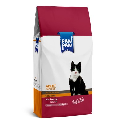 Pawpaw 1.5kg Ξηρά Τροφή για Ενήλικες Γάτες Gourmet Pawpaw 1.5kg Ξηρά Τροφή για Ενήλικες Γάτες Gourmet