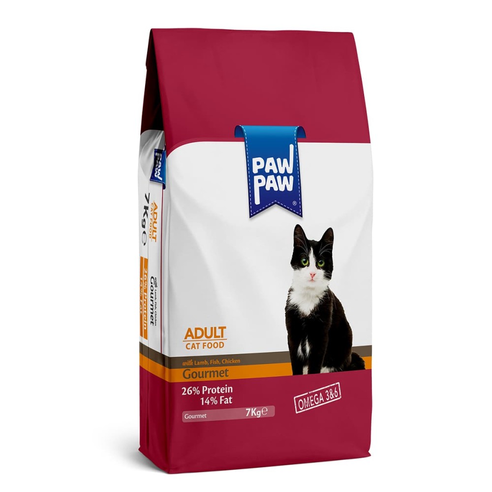 Pawpaw 7kg Ξηρά Τροφή για Ενήλικες Γάτες Gourmet Pawpaw 7kg Ξηρά Τροφή για Ενήλικες Γάτες Gourmet