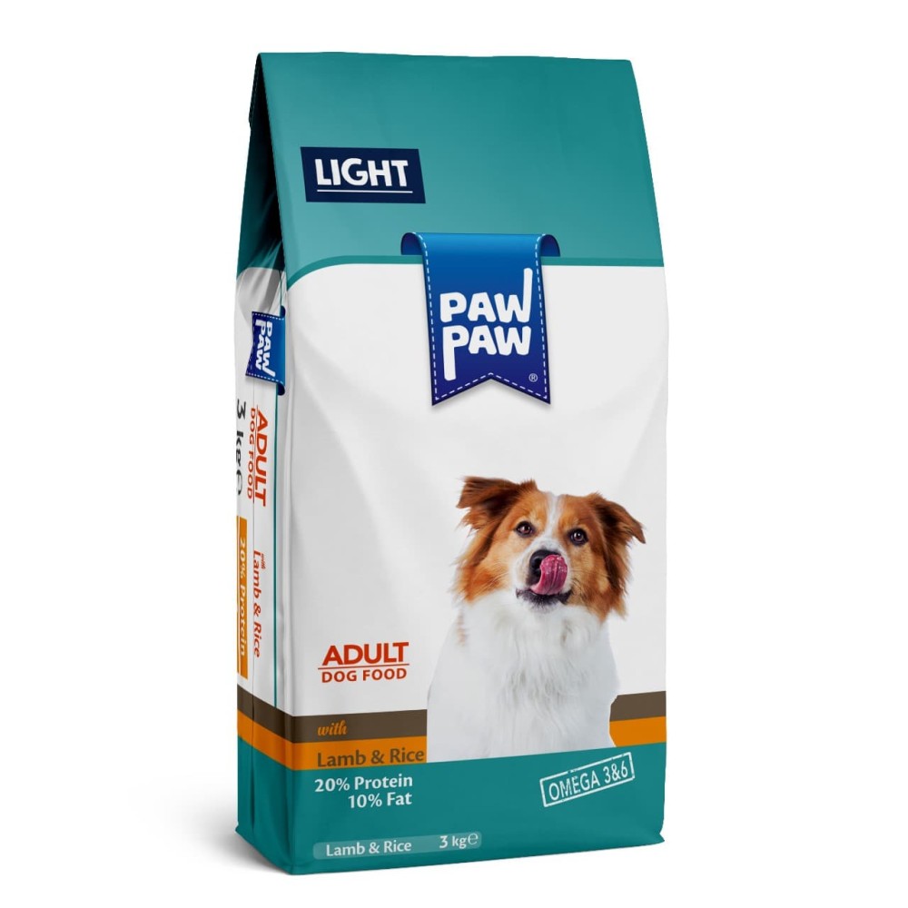 Pawpaw 3kg Ξηρά Τροφή Light για Ενήλικους Σκύλους με Αρνί και Ρύζι Pawpaw 3kg Ξηρά Τροφή Light για Ενήλικους Σκύλους με Αρνί και Ρύζι