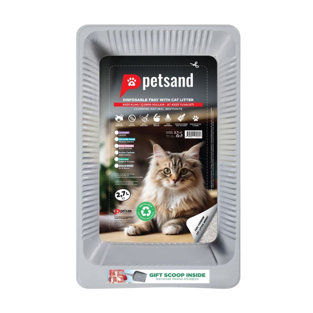 Petsand Άμμος Γάτας Carbon Disposble Tray 2.7lt