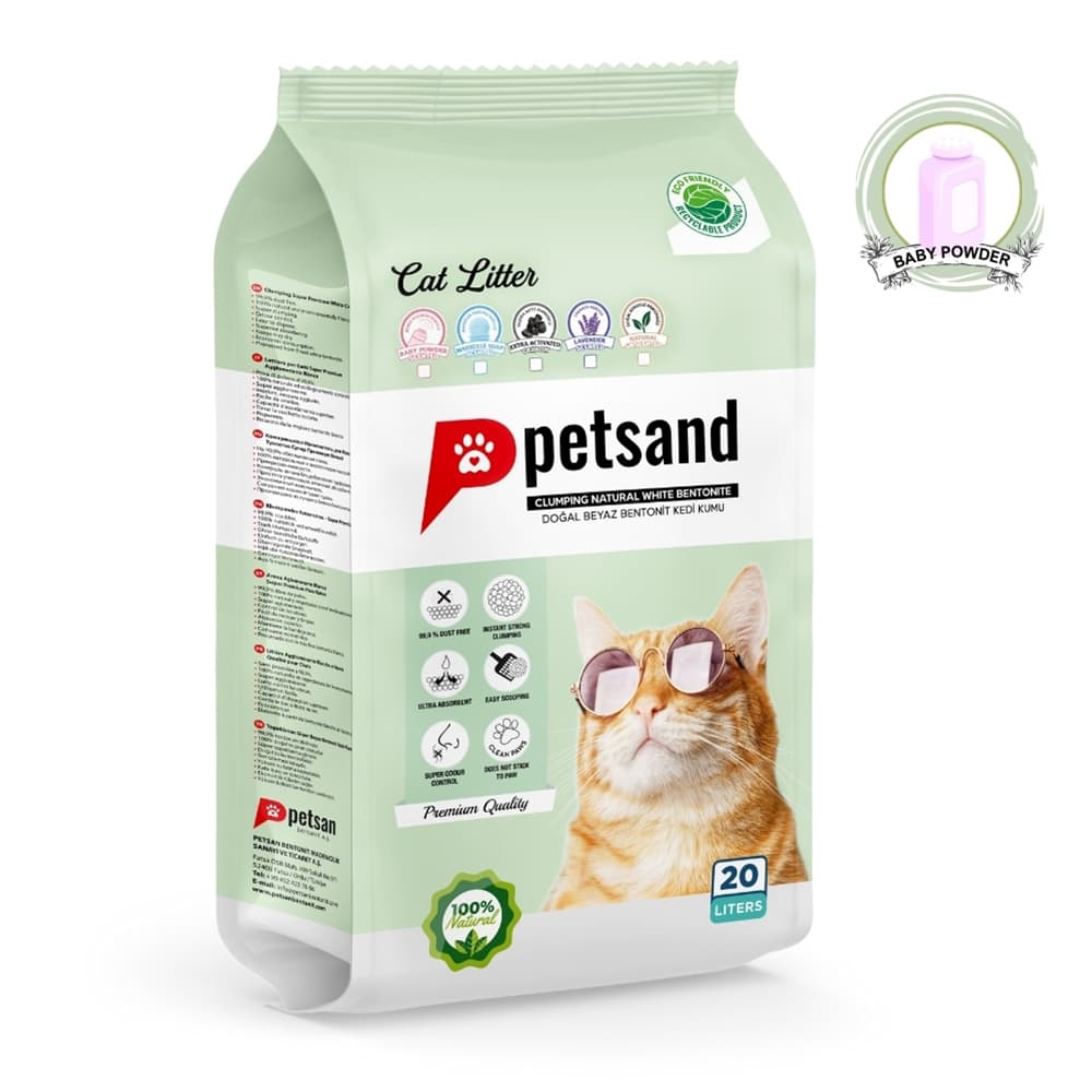 Petsand Άμμος Γάτας Baby Powder 20lt