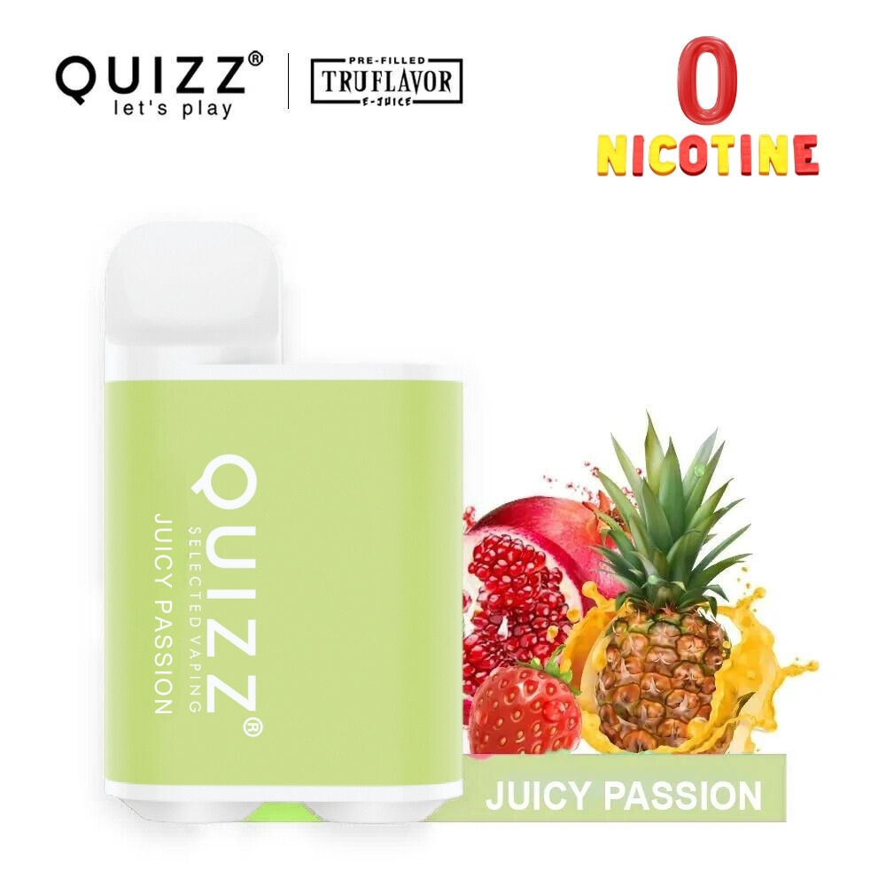 Quizz Vape μιας χρήσης QD61 2ml 0mg 800 puff Juicy Passion