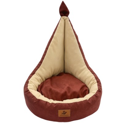 Robert Shop Collection Κρεβάτι Κατοικιδίων Αβοκάντο Μπορντό-Μπεζ