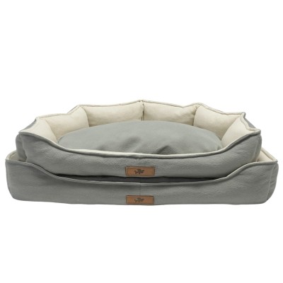 Robert Shop Collection Σετ Κρεβατιών Κατοικιδίων Αζαλέα Γκρι-Κρεμ 2τμχ