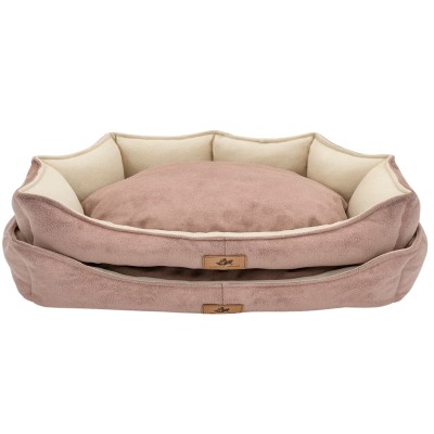 Robert Shop Collection Σετ Κρεβατιών Κατοικιδίων Αζαλέα Ροζ-Κρεμ 2τμχ