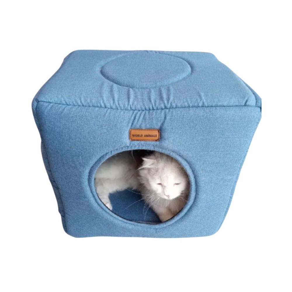 Robert Shop Collection Πολυμορφικό Κρεβάτι Κατοικιδίων 3D Γαλάζιο