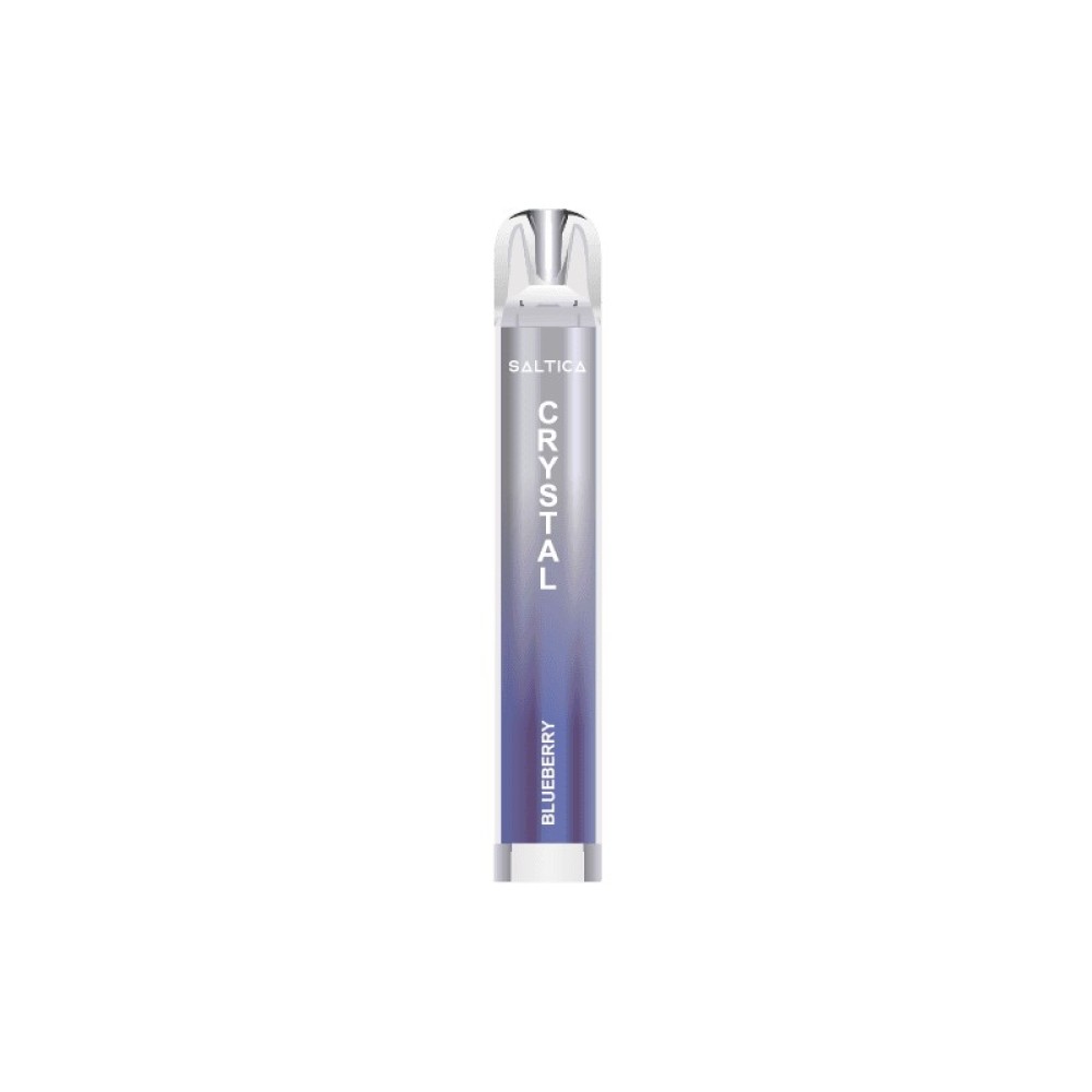 Saltica Crystal vape μιας χρήσης Blueberry 700 puffs 2ml 2%nic