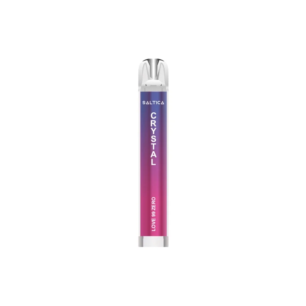 Saltica Crystal vape μιας χρήσης Love 99 700 puffs 2ml 0%nic