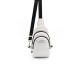 Silver Polo Λευκή Γυναικεία τσάντα Freebag με δύο θήκες