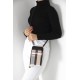 Silver Polo Μαύρο Γυναικείο Πορτοφόλι & Θήκη Κάρτας/Τηλεφώνου με μοτίβο καρό