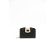 Silver Polo Μαύρο Nut ανάγλυφο Γυναικείο Πορτοφόλι & Θήκη για κάρτες με μαγνητικό κούμπωμα